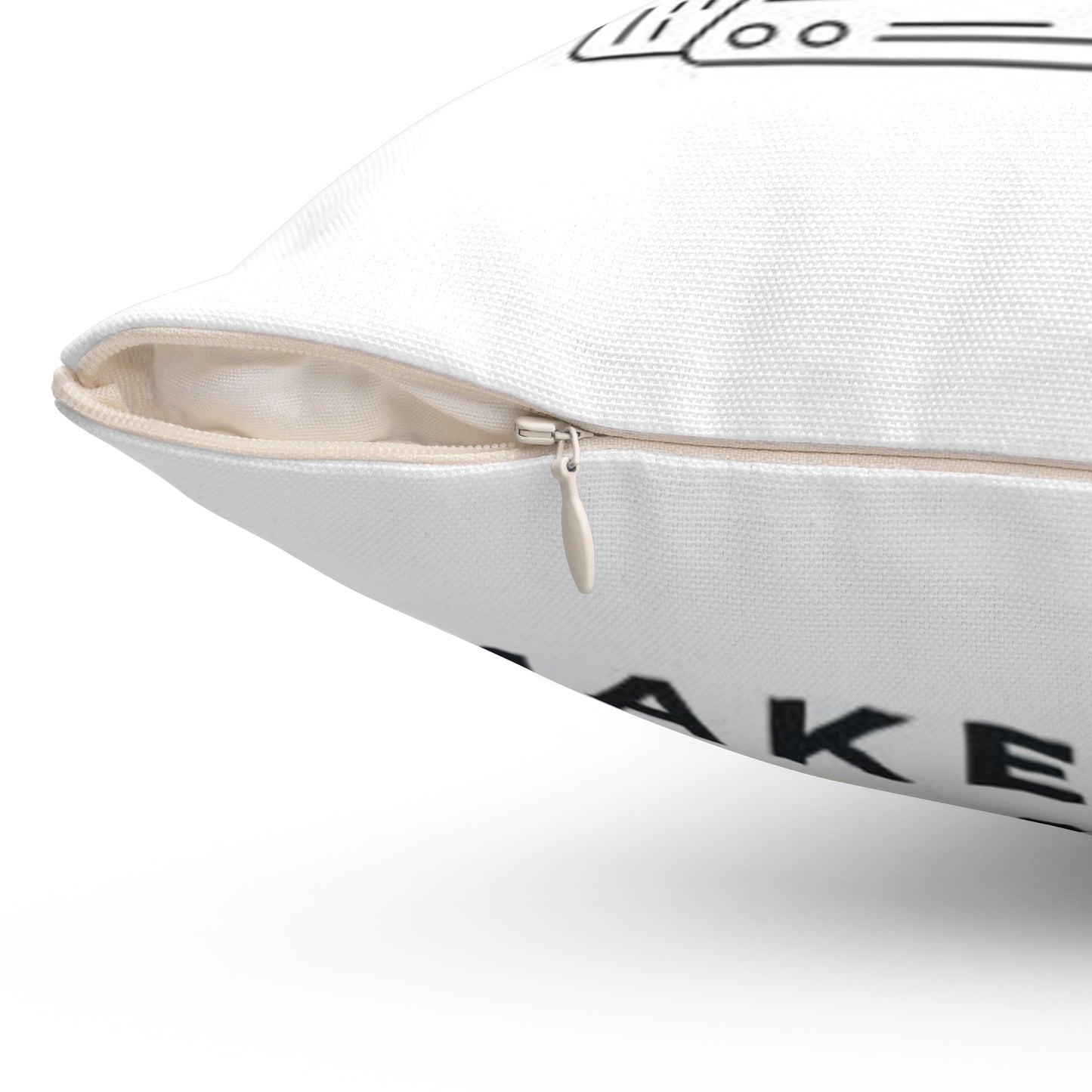 Make Art Retro Pillow - Square Spun Polyester Cushion for Creative Spaces